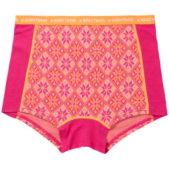 Kari Traa women's boxer briefs showcasing the soft merino wool fabric
