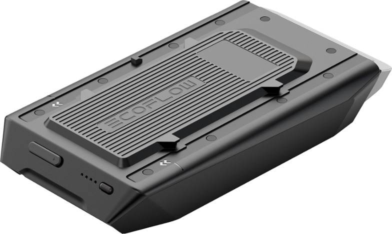 EcoFlow WAVE 2 battery pack showcasing its detachable design for camping use.