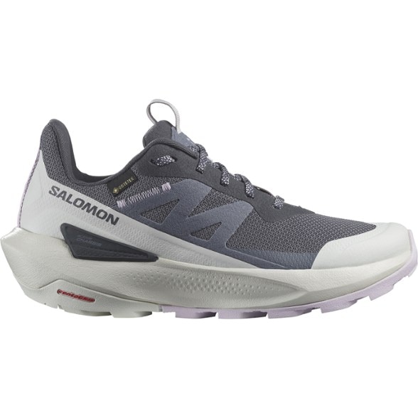 Side view of Elixir Activ GORE-TEX women's hiking shoes showcasing waterproof design and ankle support