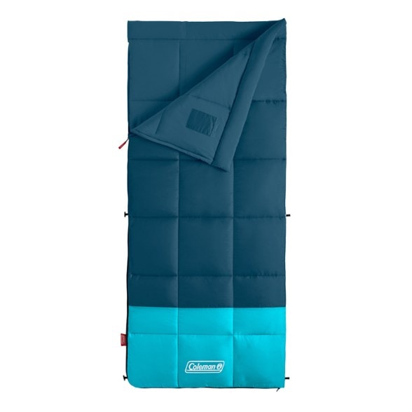 Full view of Coleman TrailMax sleeping bag laid out flat for display