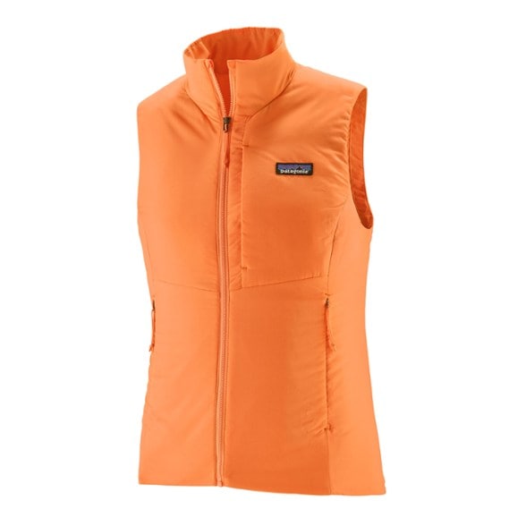 Patagonia Women's Nano-Air Insulated Vest shown from the front during a hike.