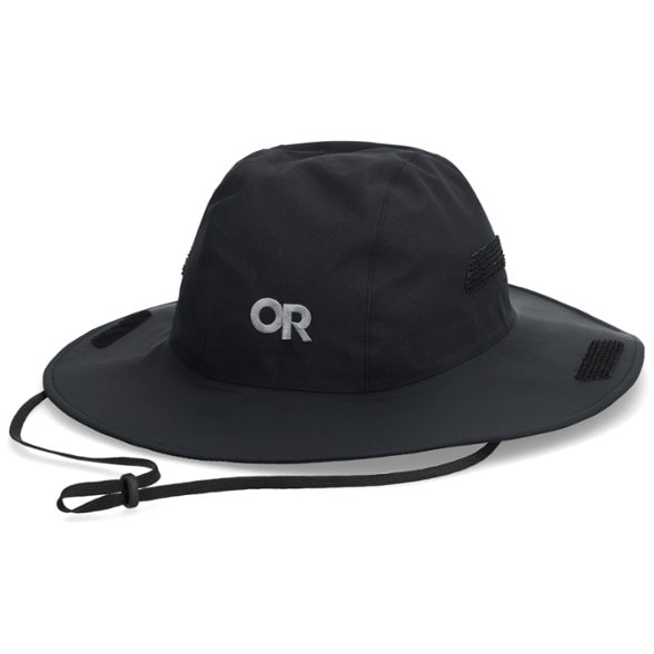 Eco-Friendly Seattle Waterproof Hiking Hat worn on a hiking trail.