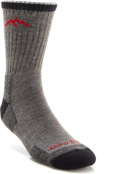 Side view of men’s Coolmax hiking socks showing breathable fabric and cushioning