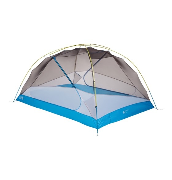 Mountain Hardwear Aspect 3 tent interior with ample space for three people and gear storage.