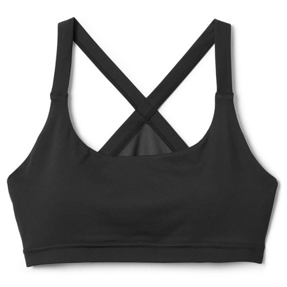 Elevate Comfort Compression Bra side view, perfect for running.