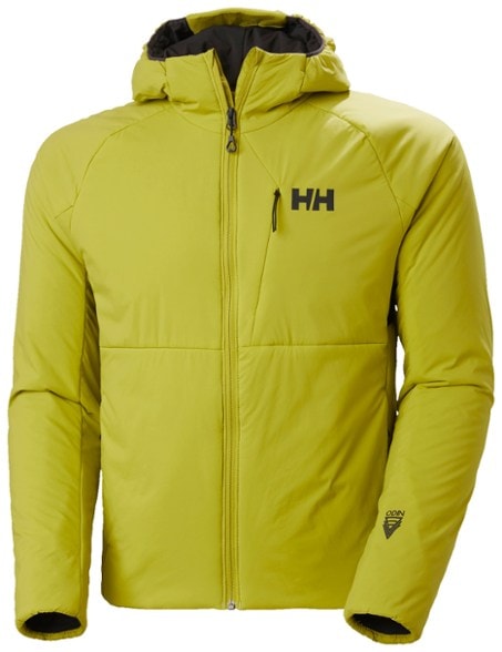 Front view of the Helly Hansen Odin Stretch Insulated Jacket, highlighting its sleek design and functionality for winter sports.