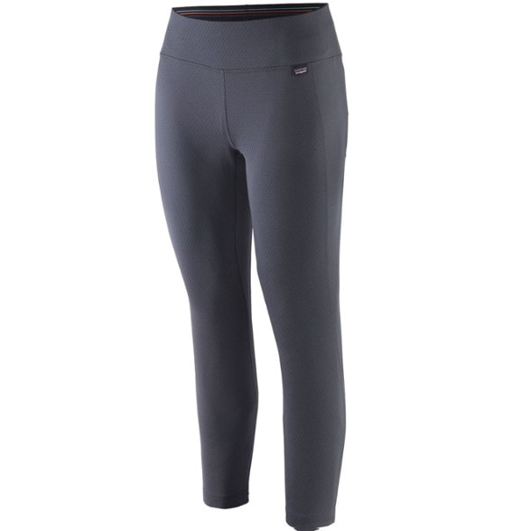 Front view of Patagonia Women's Midweight Thermal Leggings designed for outdoor activities.