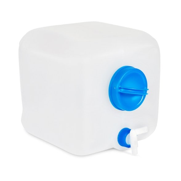 Adventure Ready Collapsible Water Cube showing wide mouth for easy filling