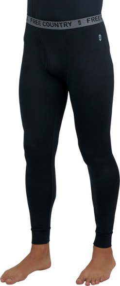 ThermoGuard base layer bottoms in action on a ski slope.
