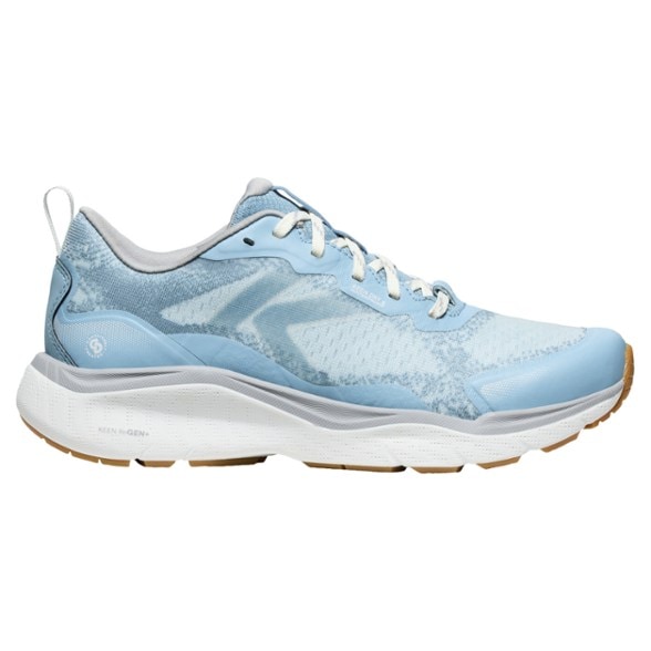 Side view of Leiki Women's Lightweight Waterproof Hiking Shoes showcasing its sleek design and durable material.