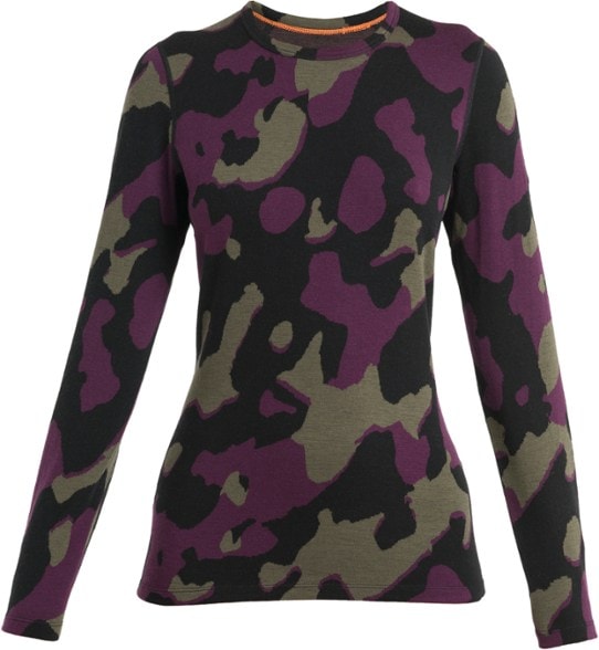 Merino 260 women's thermal base layer top showcasing its natural shades design from the front view.
