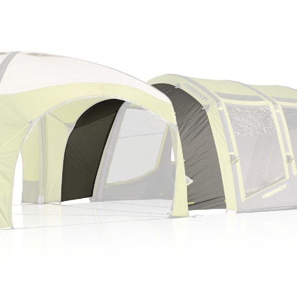 Zempire Evo Link connecting inflatable tents, showcasing a spacious outdoor setup.