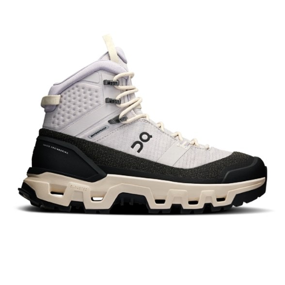 Side view of Cloudrock Trek Women's Waterproof Hiking Boots showcasing the sturdy design and traction features.