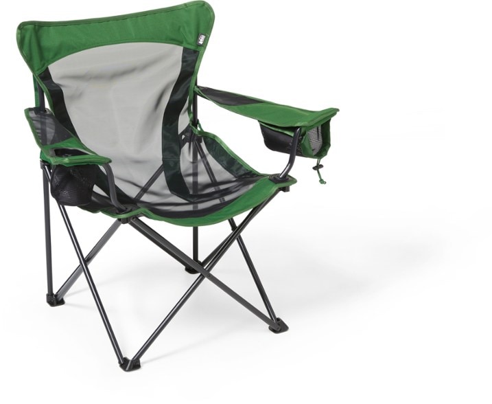 Campwell Comfort Chair showcasing its sturdy steel frame and spacious seat.