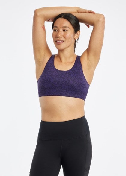 Elevate Support Bra showing adjustable back closure and plush lining