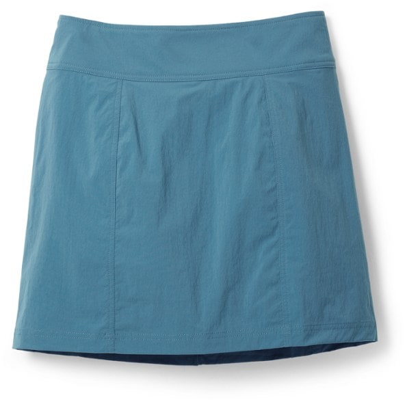 Front view of women's hiking skort showing breathable fabric and stretch fit