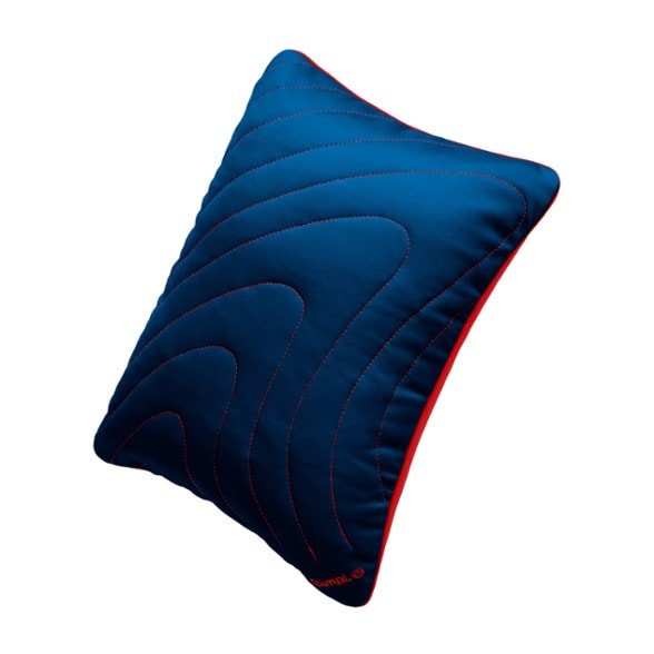 Ultimate stuffable travel pillowcase showcasing its dual-sided comfort features.