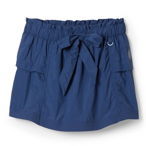 Front view of Adventure-Ready Women's Skort showing high-rise fit and built-in shorts
