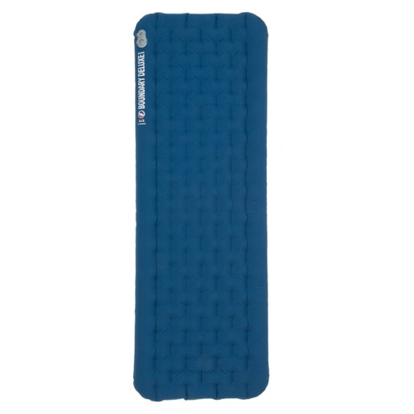Big Agnes Boundary Deluxe sleeping pad showing quilted top and outer chambers.