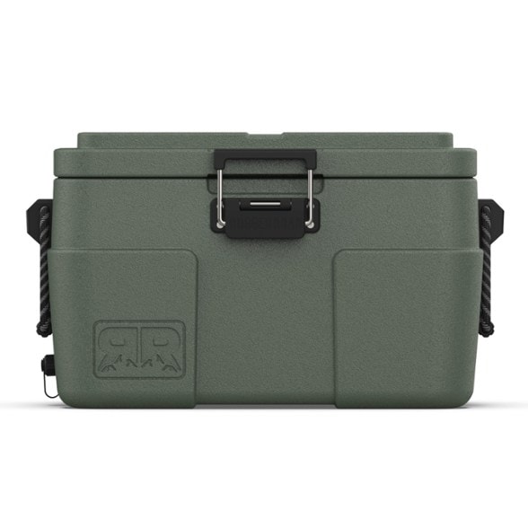 Rugged Road Ultra 65 Cooler on a picnic table filled with drinks