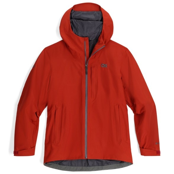 Men's Grandridge GORE-TEX Jacket showing waterproof features and pit zips.