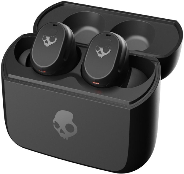 ModX True Wireless Earbuds angled view showcasing sleek design and compact charging case
