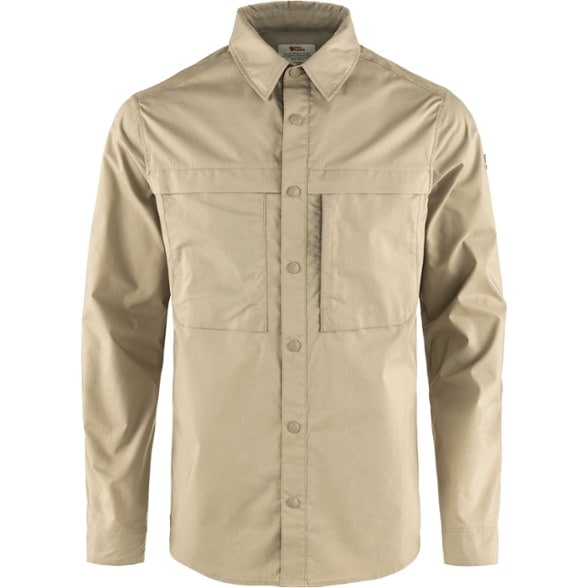 Fjallraven Abisko Long-Sleeve Shirt - front view, perfect for hiking adventures.