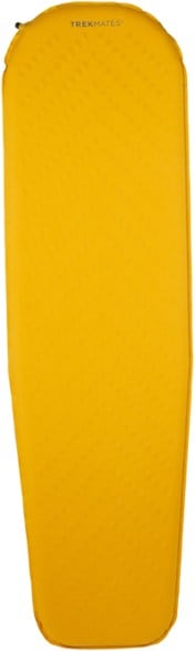 Side view of Trekmates ArcticLite self inflating sleeping pad showing thick foam insulation