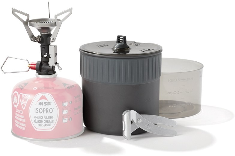 UltraLite Duo stove kit with pot and bowl, ideal for backpacking trips