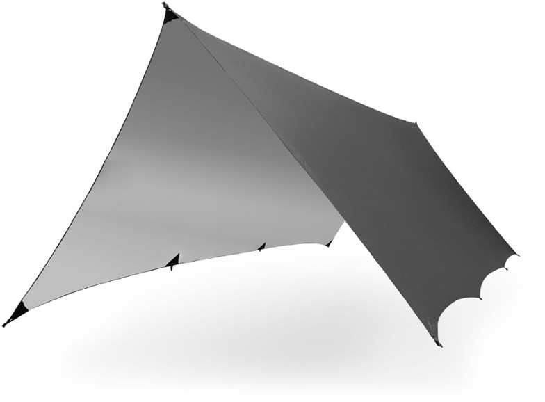 Kuhli Pro Outdoor Shelter set up in a forest, showcasing its spacious interior and weather protection features.