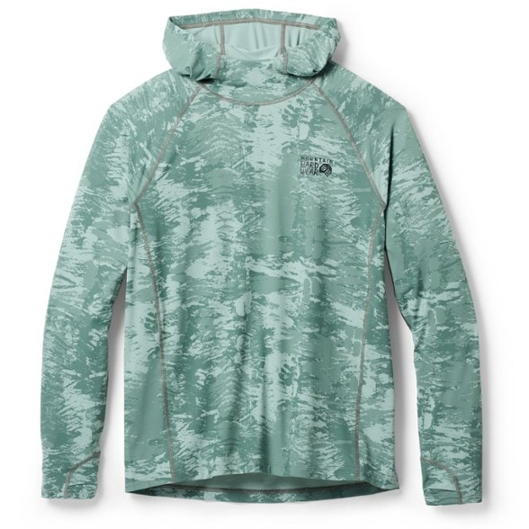 Front view of Crater Lake UV hoodie showcasing its lightweight design and UPF protection.