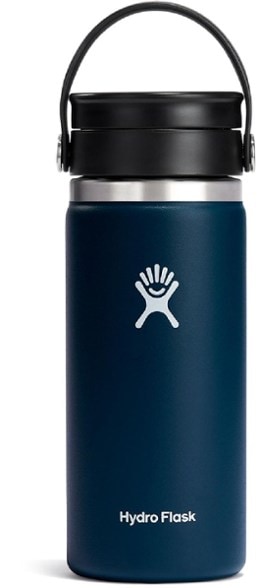 Hydro Flask Flex Sip Insulated Coffee Tumbler, showing the Flex Sip lid in use at a picnic.