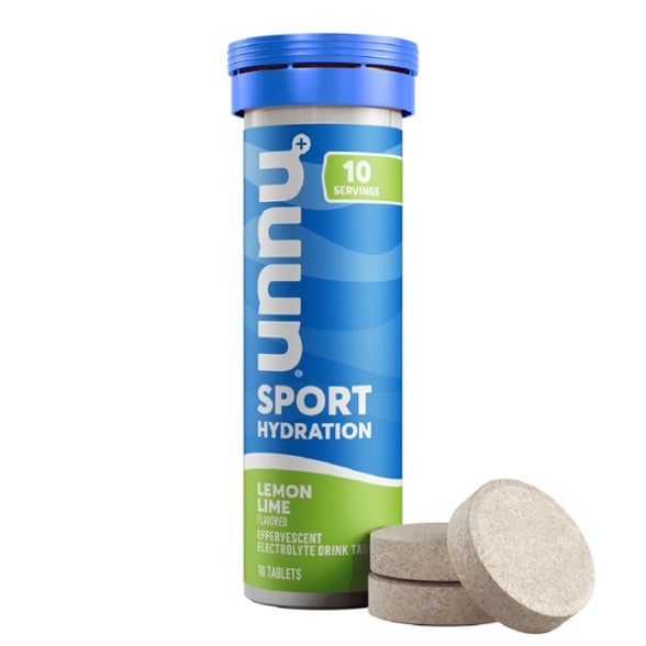 Elevate Hydration Tablets in a tube, perfect for on-the-go hydration for athletes.