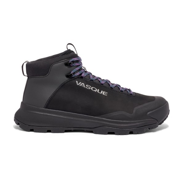 Vasque Horizon Mid Women's Waterproof Hiking Boots from side angle, showcasing ankle support