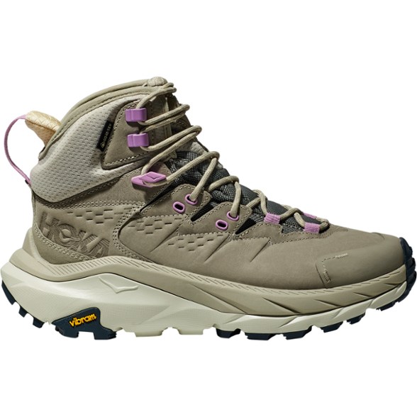 Kaha 2 GTX women's hiking boots showcasing the GORE-TEX design and Vibram sole from a side angle.