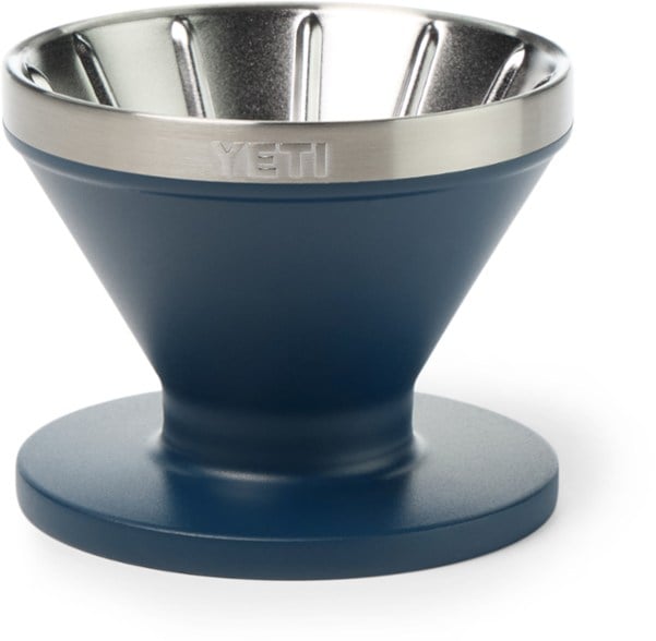 YETI Pour Over Coffee Brewer showcasing its durable design and vibrant DuraCoat color.