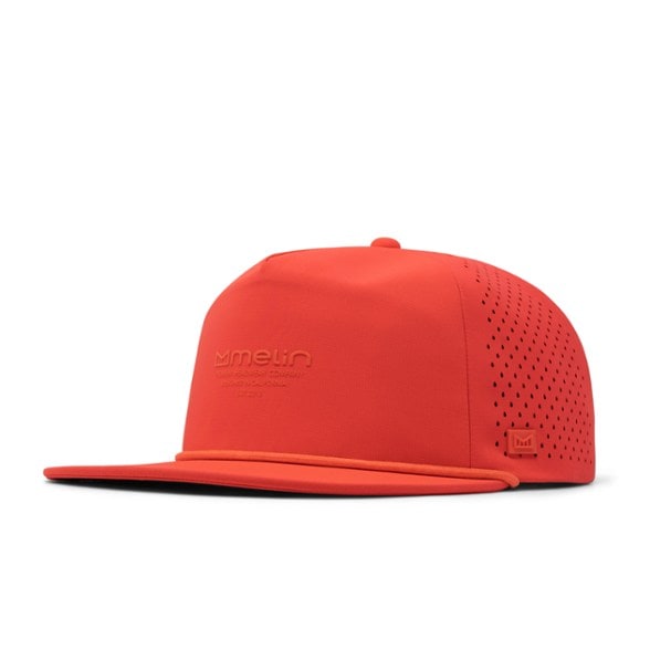 Melin Hydrolite quick-drying hat showcasing its moisture-wicking fabric in a summer setting.