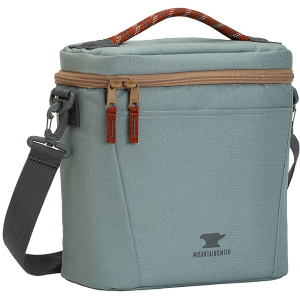 Trailblazer Beverage Cooler with drinks and snacks inside, emphasizing its spacious design.