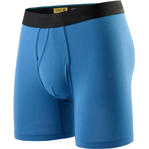 Ocean Blue Boxer Briefs showcasing the soft fabric and comfortable fit from the front.