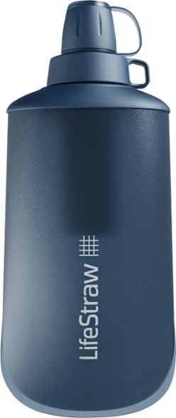LifeStraw Peak Squeeze Water Filter in use during a hike