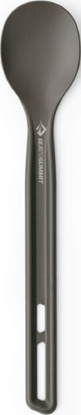 Frontier Ultralight Long Handle Spoon angled view, ideal for outdoor cooking