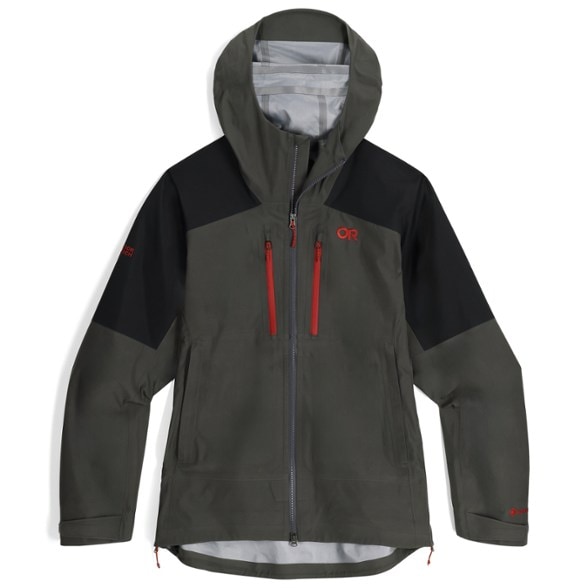 Front view of Headwall Alpine Shell GORE-TEX jacket showcasing waterproof men's outdoor jacket design