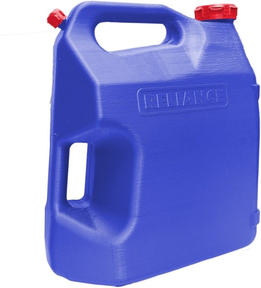 AquaMax 7-Gallon Portable Water Tank with spigot for easy pouring