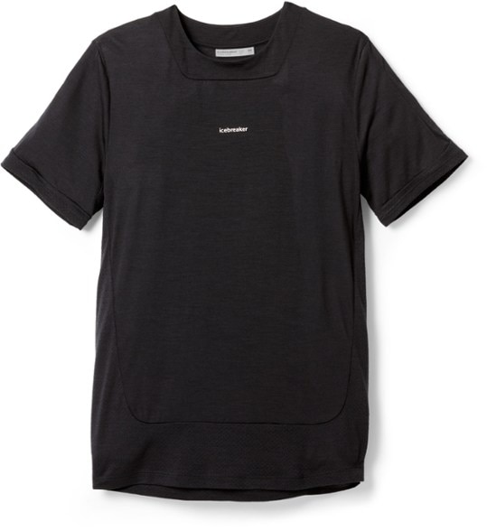 Men wearing EcoMerino Performance Tee during a hiking trip, showcasing its breathability and fit.
