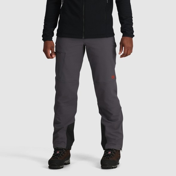 Men's Alpine Explorer Pants showcasing a side view, perfect for outdoor activities.