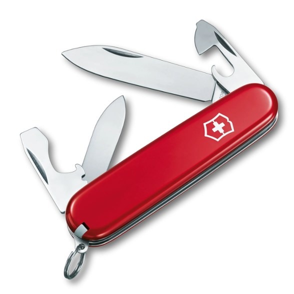 Victorinox Recruit Pocket Knife showing the can opener and small screwdriver