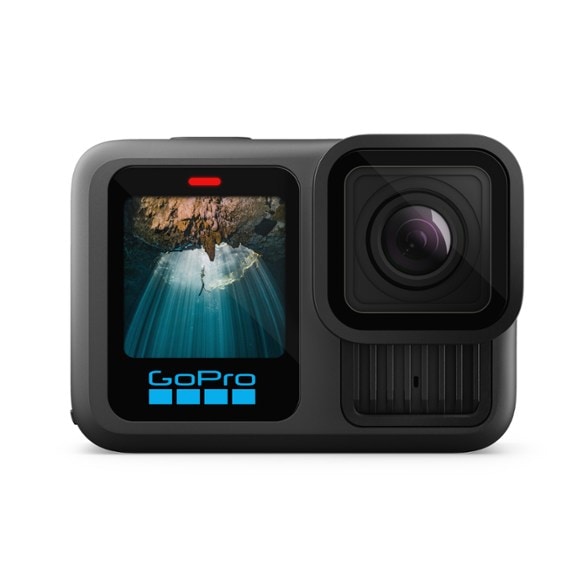 GoPro HERO13 Black camera with 5.3K video quality on display.