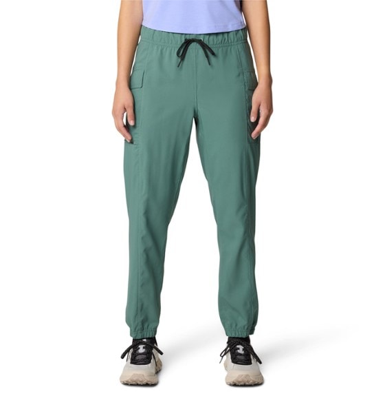 Front view of SummitFlex hiking pants showing lightweight fabric and cargo pockets