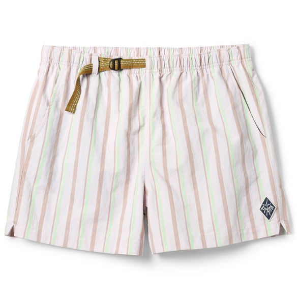 Front view of Heritage Trail Women's Hiking Shorts in action on a summer hike.