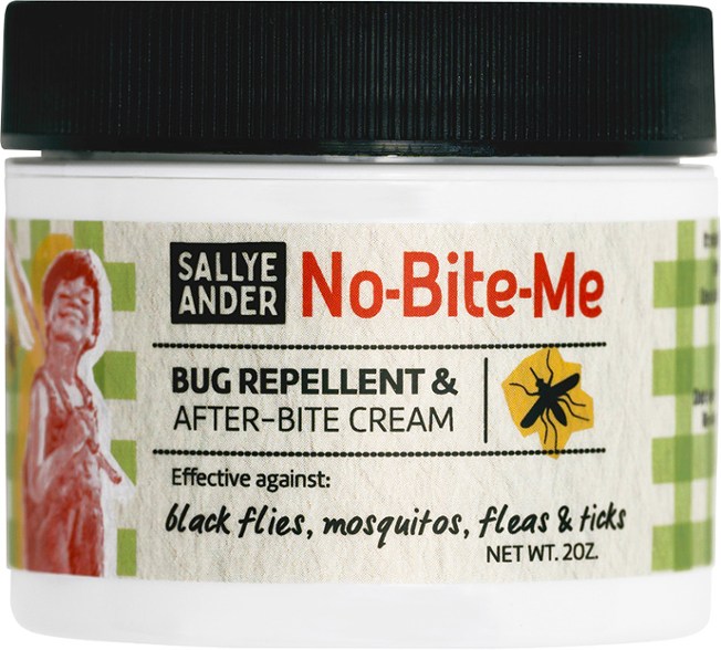 Nature's Shield Bug Repellent & After-Bite Cream showing a travel-friendly 2 oz. size, ideal for hiking and outdoor activities.